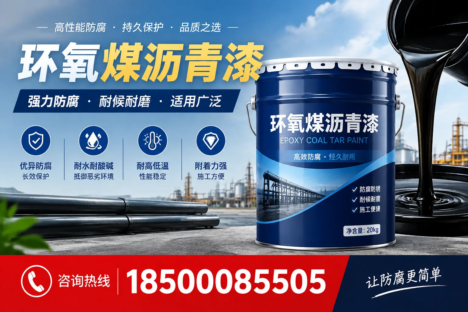 环氧煤沥青漆在不同气候条件下的表现分析，儋州适用性